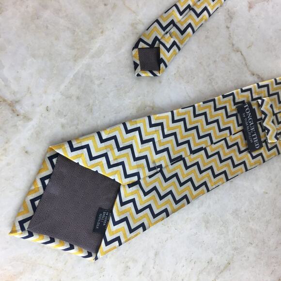 TONGUE-TIED SILK TIE - Picture 11 of 13